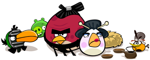 Angry Birds - ✿✿✿Angry Birds и Любование Сакурой+возможность поиграть в Cherry Blossom на японском сайте!!!✿✿✿